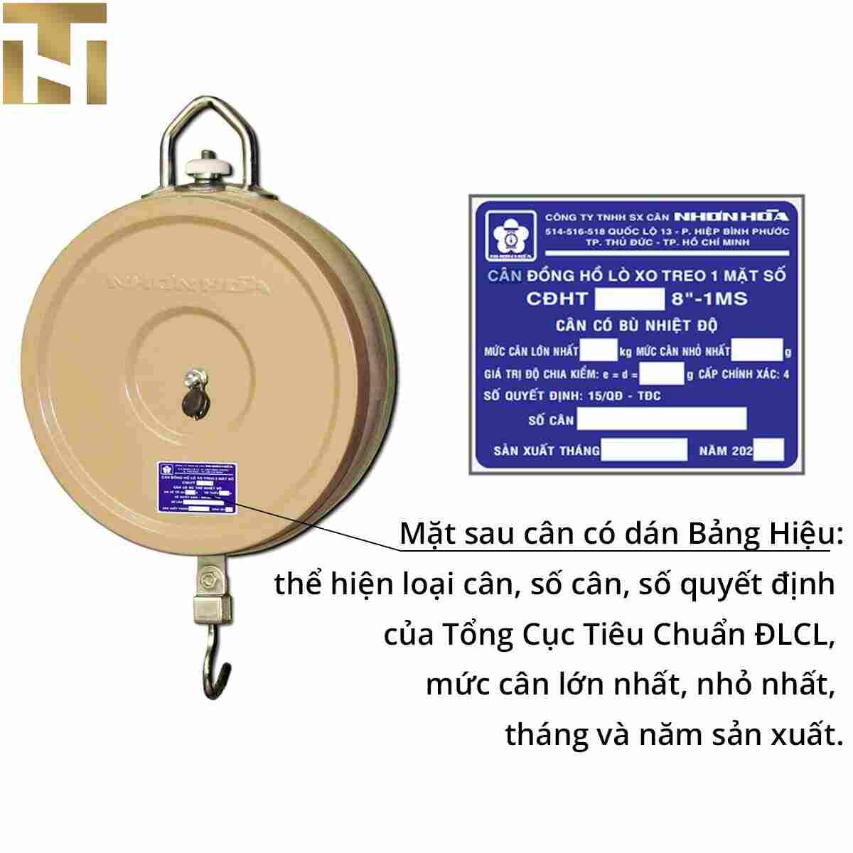 CÂN TREO NHƠN HÒA 10KG